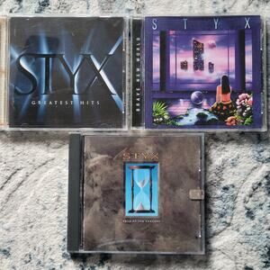 STYX CD Bundle 3 - Greatest Hits, Brave New World, Edge of the Century VG+